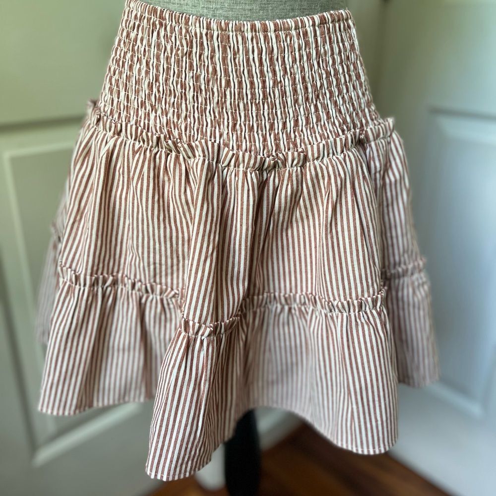 J.Marie Striped Dorothy Skirt Size Small